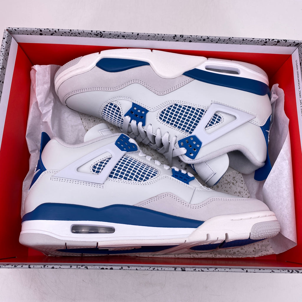 Air Jordan 4 Retro "Military Blue" 2024 New Size 9.5