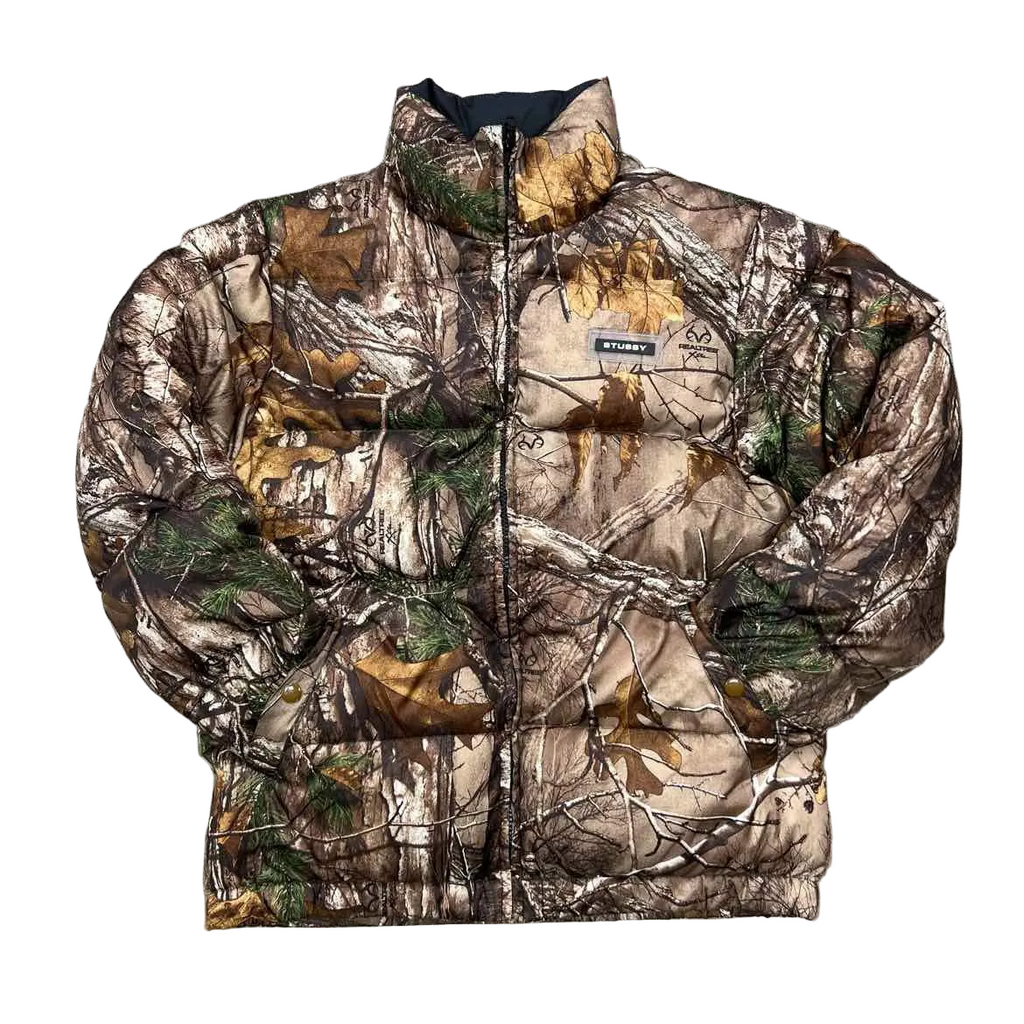 Stussy Jacket "REAL TREE CAMO" Green Used Size S