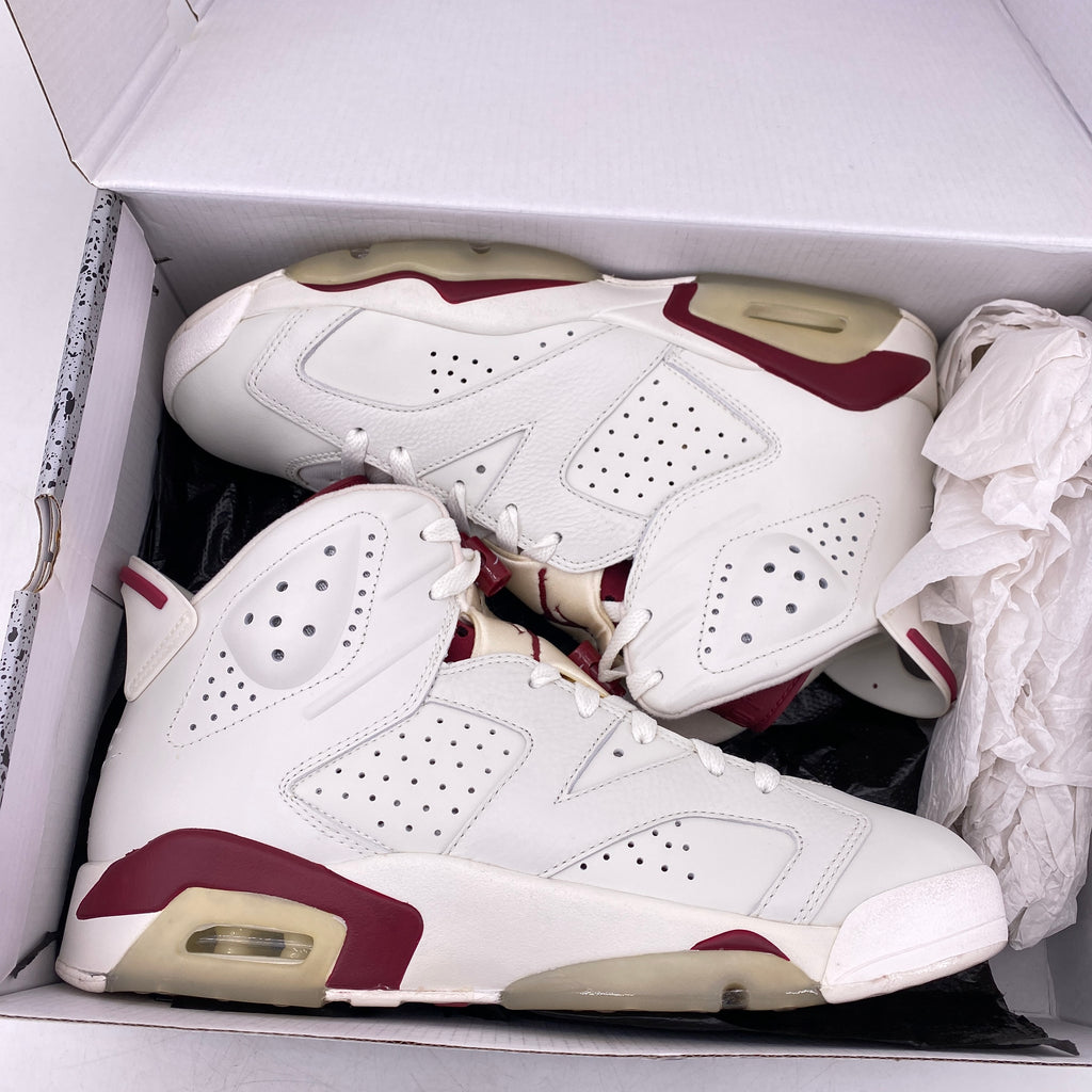 Air Jordan 6 Retro "Maroon" 2015 New Size 9.5