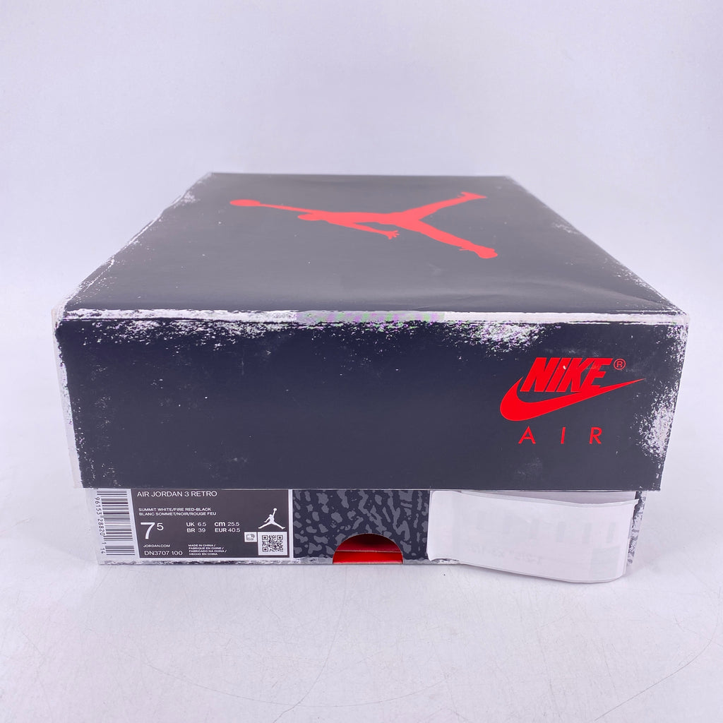 Air Jordan 3 Retro "White Cement Reimagined" 2023 New Size 7.5