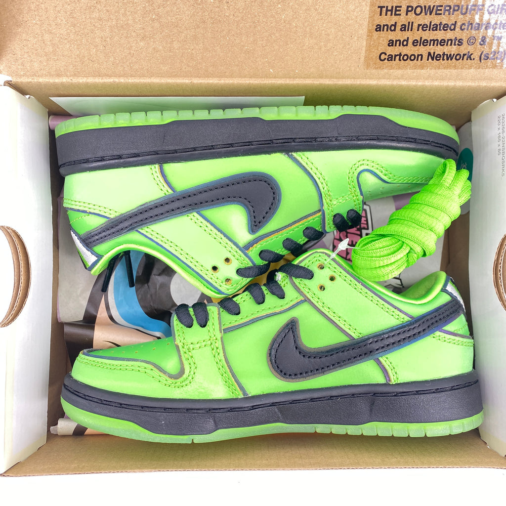 Nike (PS) SB Dunk Low "Powerpuff Buttercup" 2023 New Size 11c