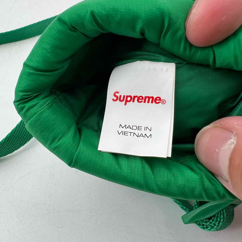 Supreme Pouch "PUFFER" Used Green Size OS