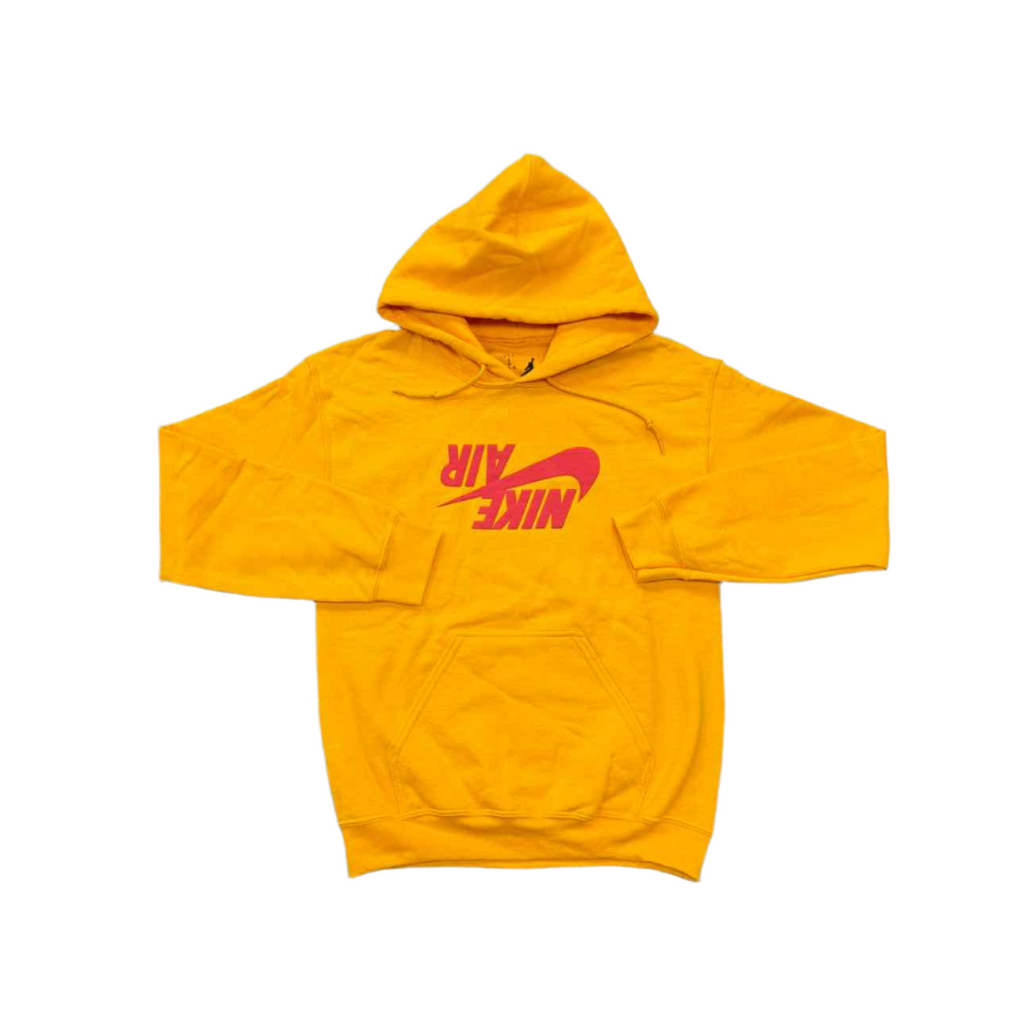 Travis Scott Hoodie "NIKE" Yellow New Size S