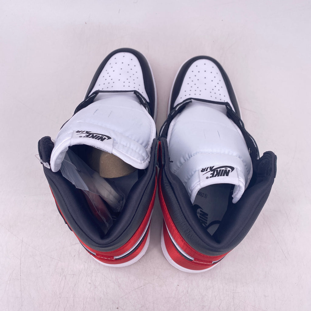 Air Jordan (W) 1 Retro High OG "Satin Black Toe" 2019 New Size 12W