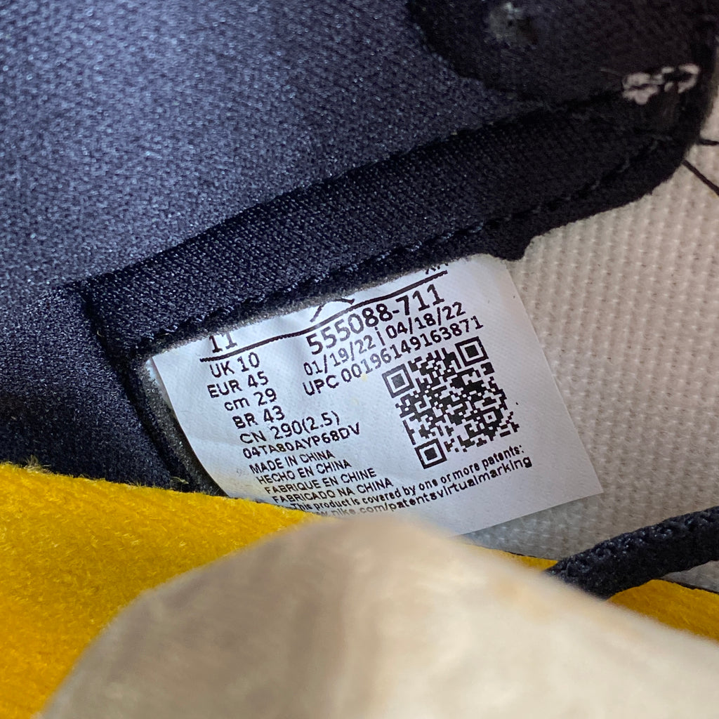Air Jordan 1 Retro High OG "Taxi" 2022 New Size 11