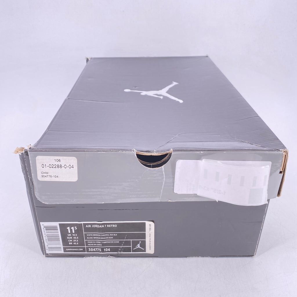 Air Jordan 7 Retro "Cardinal" 2011 New Size 11.5