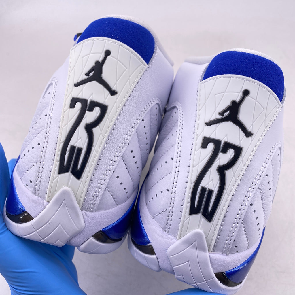 Air Jordan 14 Retro "White Hyper Royal" 2020 New Size 8
