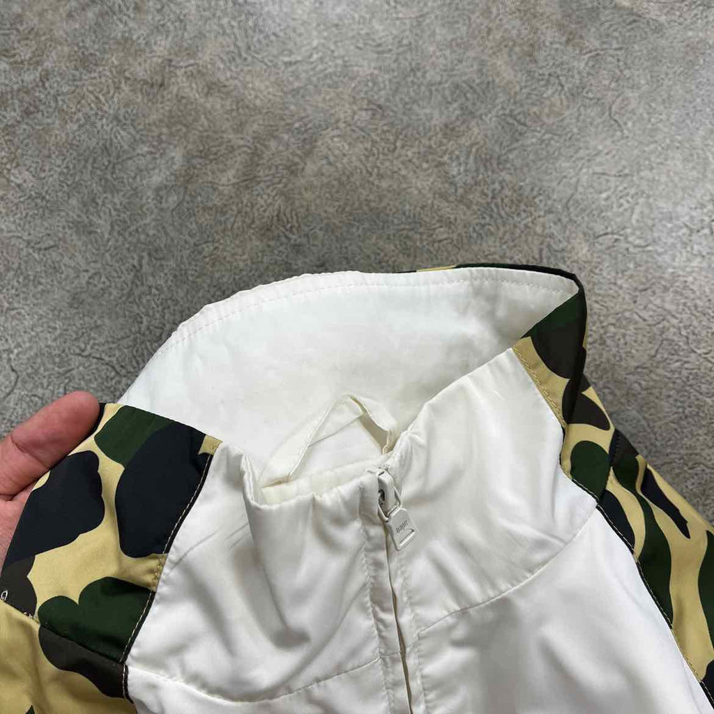 Bape Track Jacket "1ST CAMO STAND COLLAR" Green Used Size XL