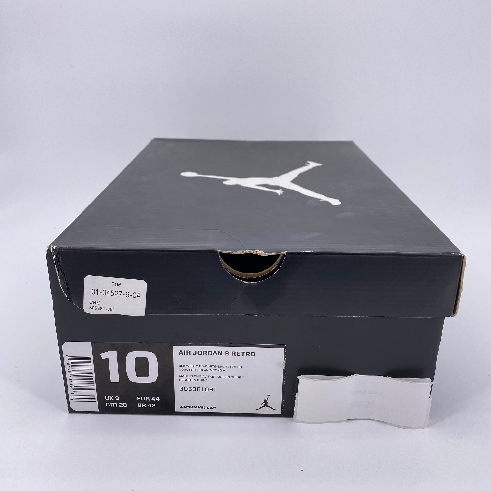 Air Jordan 8 Retro &quot;Playoff&quot; 2013 New Size 10
