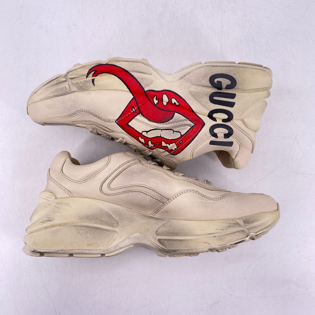 Gucci (W) Rython "Mouth Print"  Used Size 35