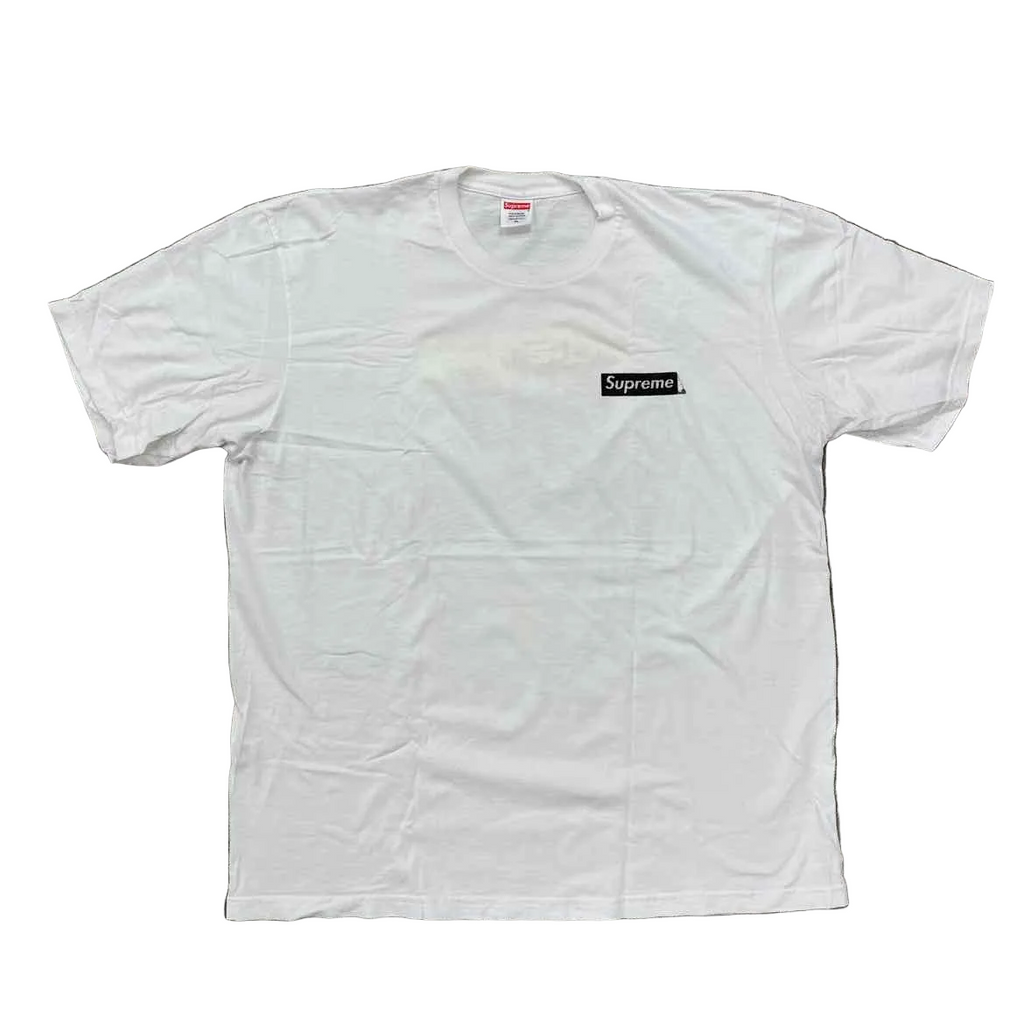 Supreme T-Shirt "SPIRAL" White Used Size XL