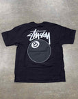 Stussy T-Shirt "8-BALL" Black New Size XL