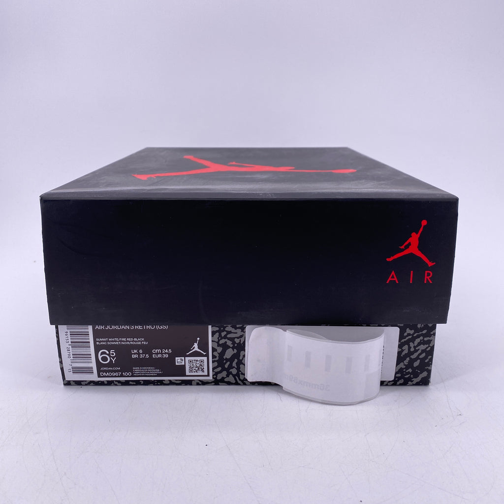 Air Jordan (GS) 3 Retro "White Cement Reimagined" 2023 New Size 6.5Y