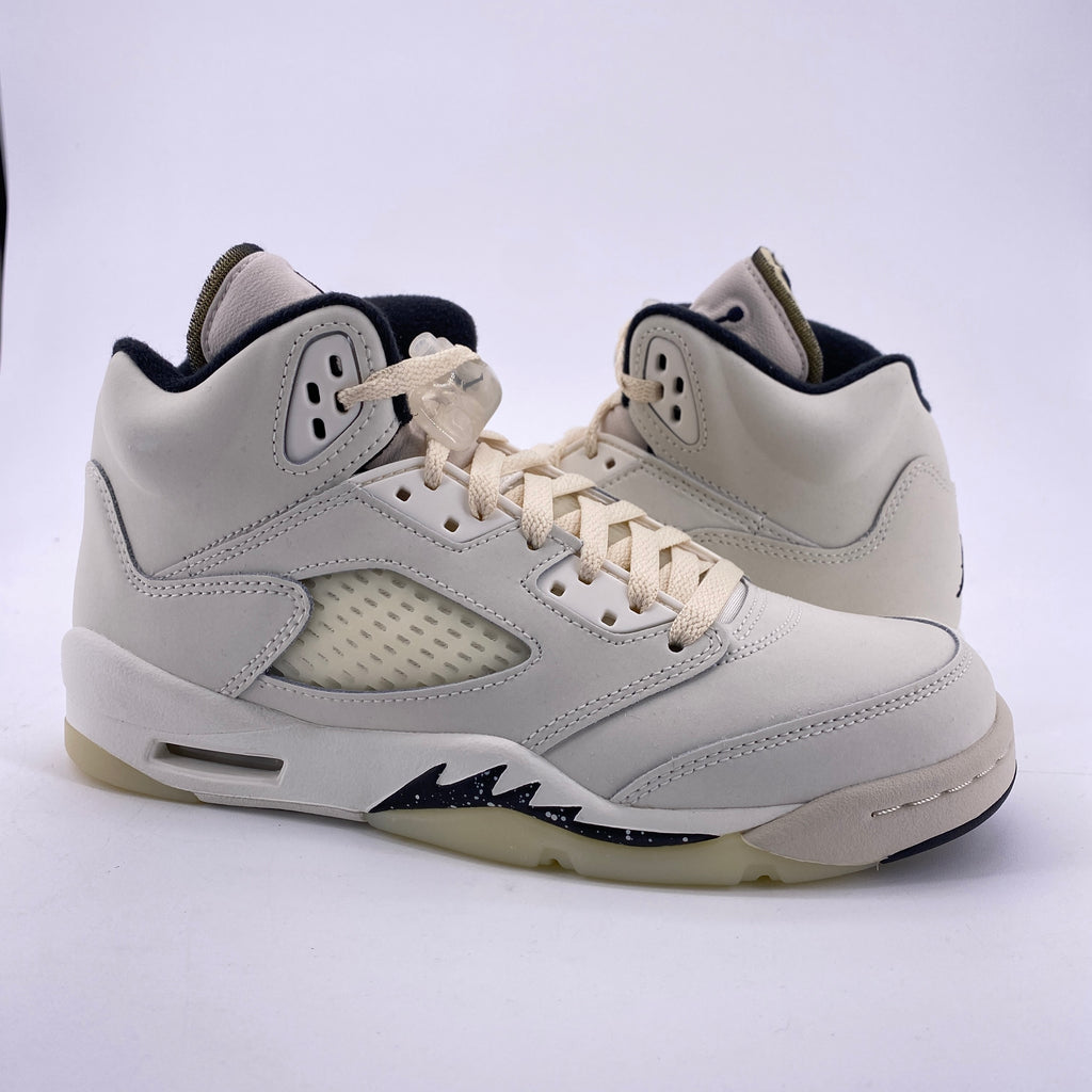 Air Jordan (GS) 5 Retro "Sail" 2024 New Size 6.5Y