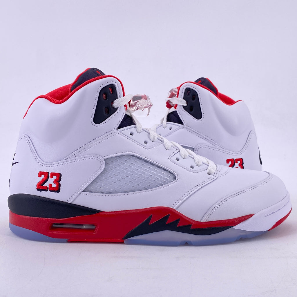Air Jordan 5 Retro "Fire Red Black Tongue" 2025 New Size 10.5