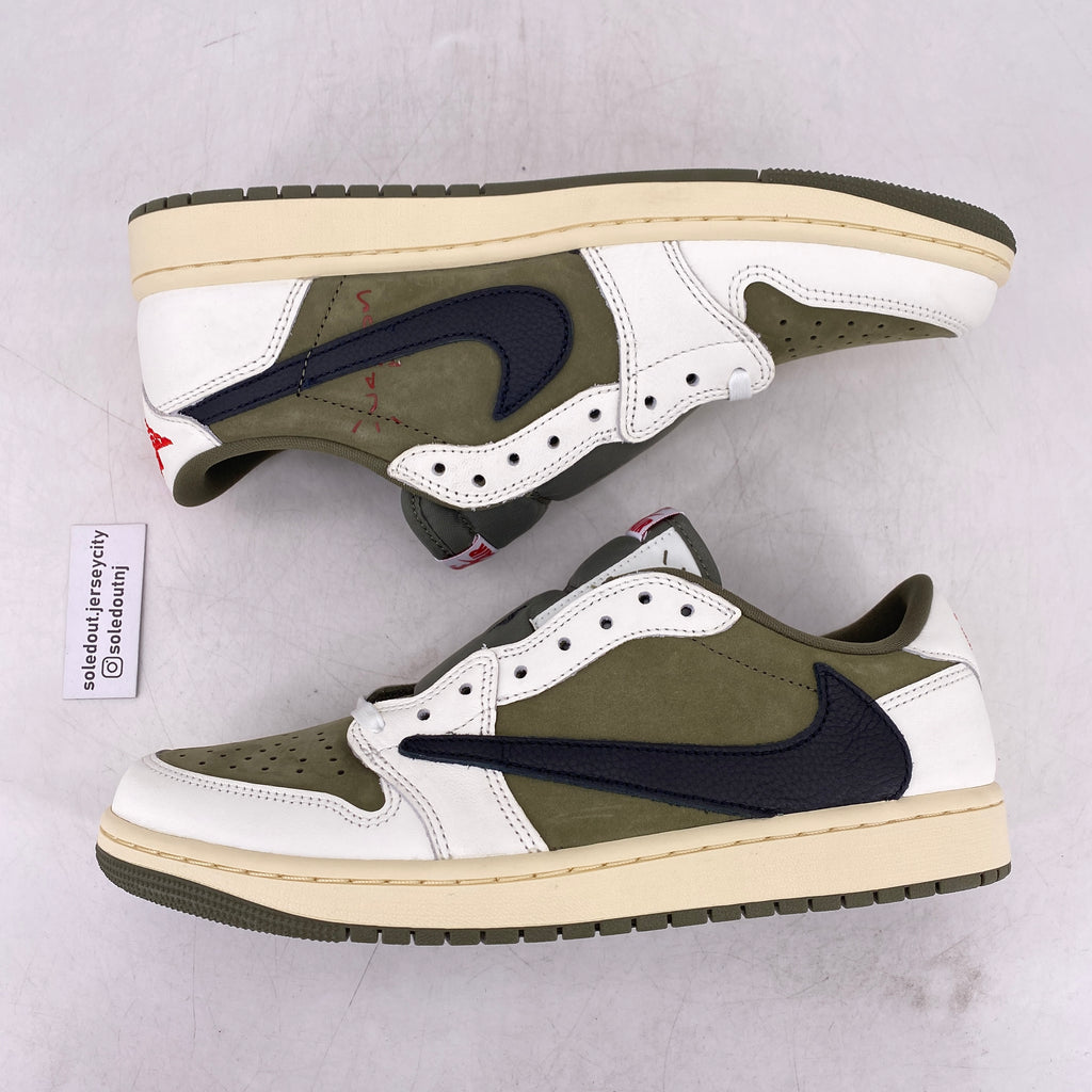 Air Jordan 1 Retro Low "Travis Scott Medium Olive" 2024 New Size 9.5
