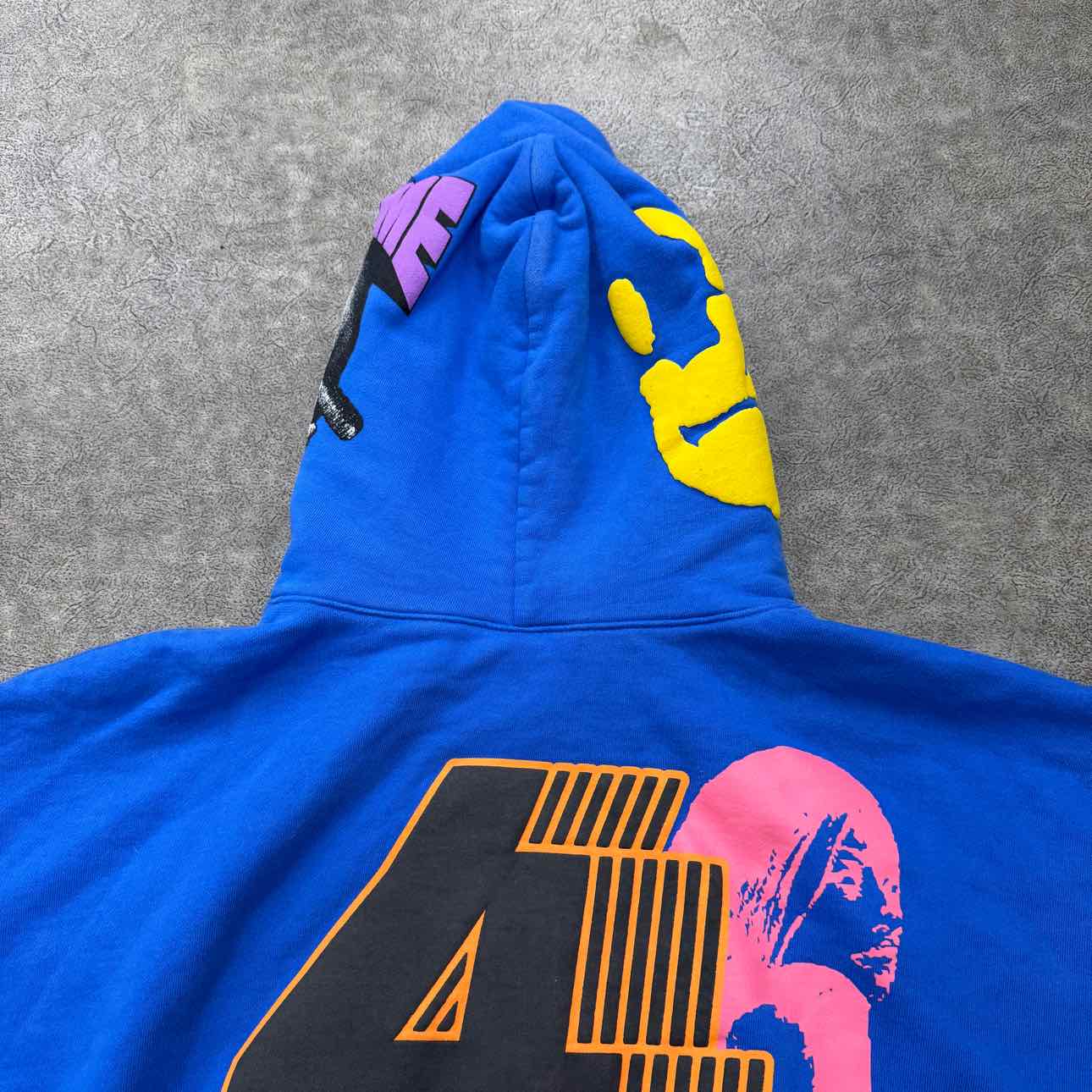 Drake Related Hoodie &quot;FATD&quot; Blue Used Size XL