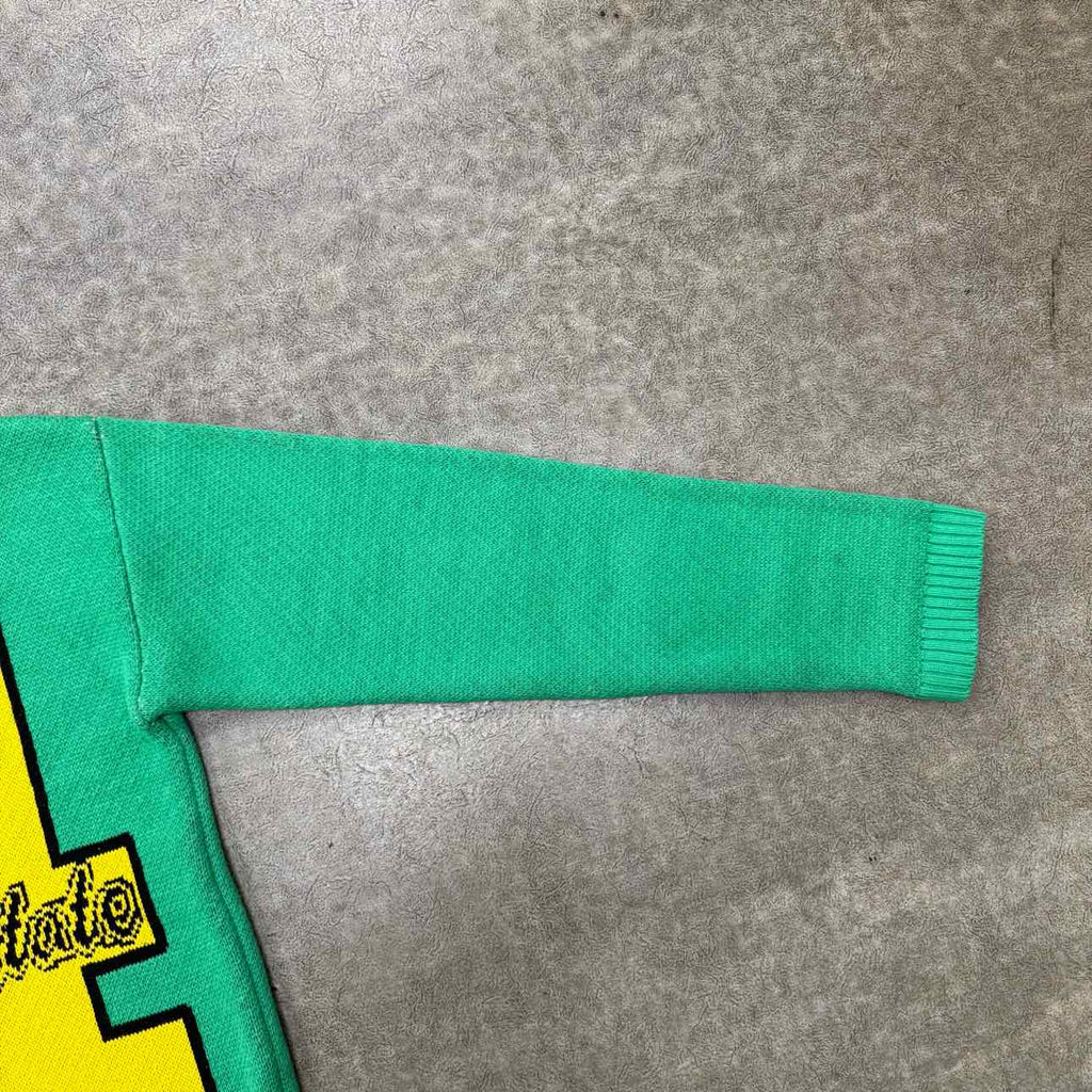 Vale Knit Crewneck "ROADRUNNER" Green Used Size L