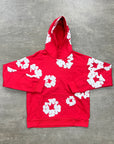 Denim Tears Hoodie "COTTON WREATH" Red New Size L