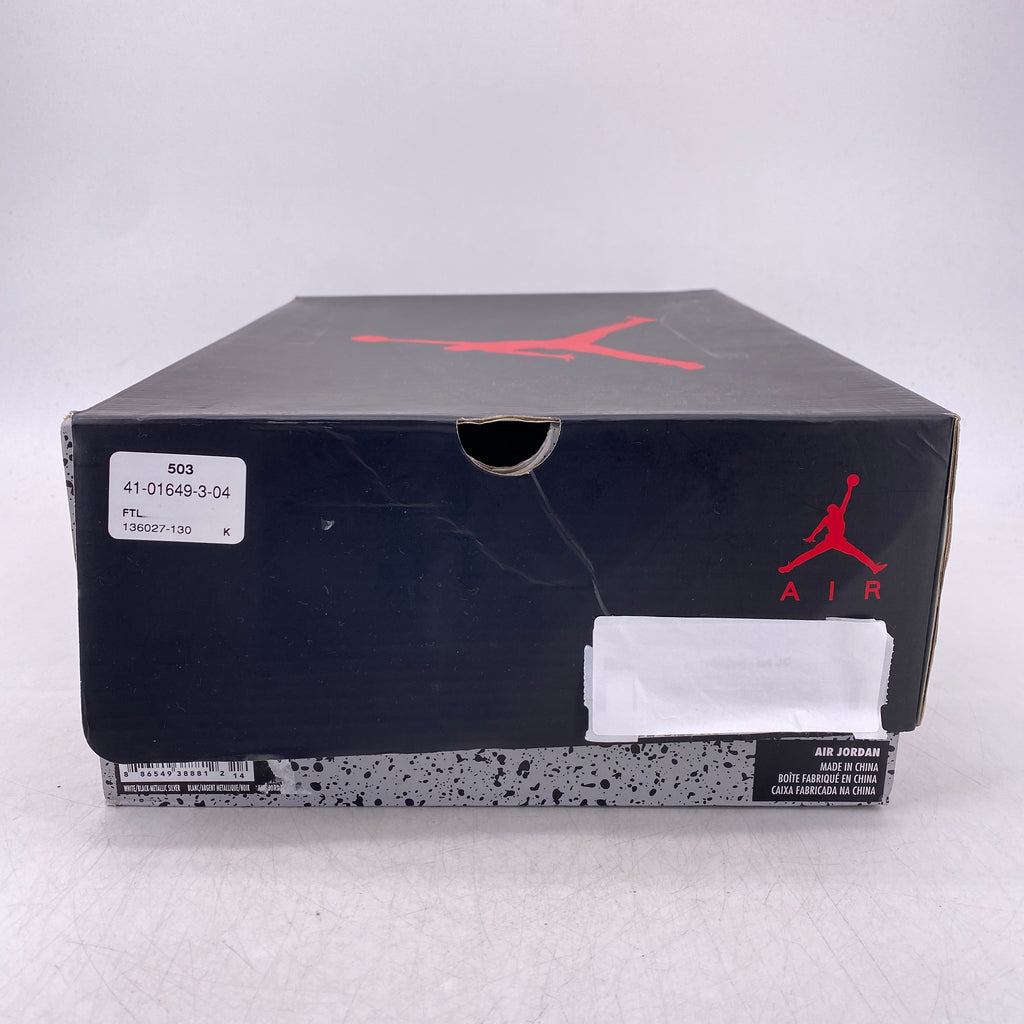 Air Jordan 5 Retro "Metallic White" 2015 New Size 9.5