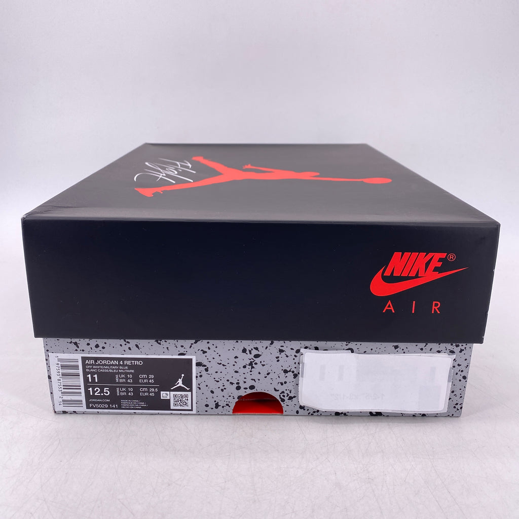 Air Jordan 4 Retro "Military Blue" 2024 New Size 11