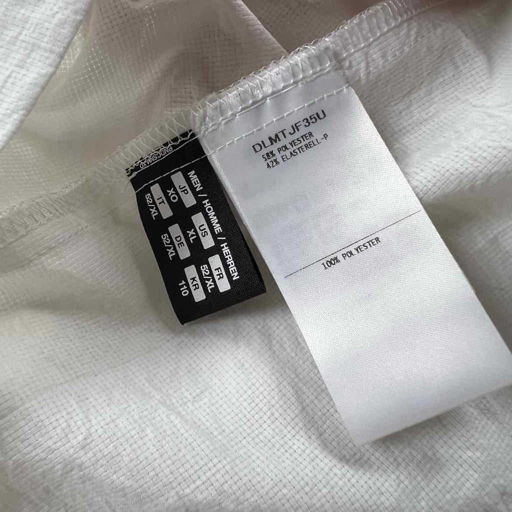 Descente Polo "ZIP" White Used Size XL