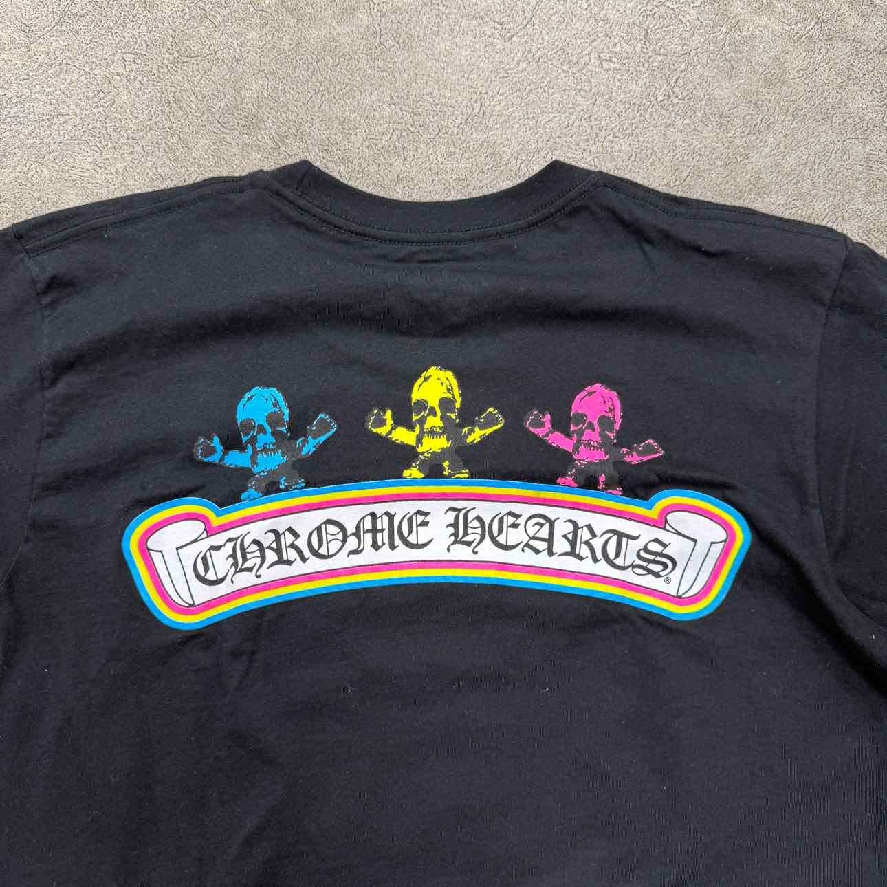 Chrome Hearts Long Sleeve &quot;FOTI&quot; Black Used Size M Chrome Hearts