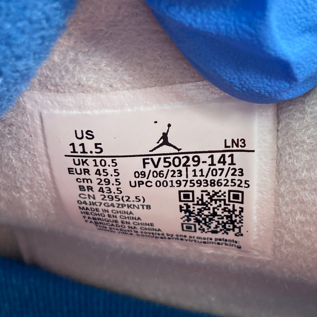 Air Jordan 4 Retro "Military Blue" 2024 New Size 11.5