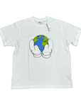 Uniqlo T-Shirt "KAWS PEACE FOR ALL" White New Size M