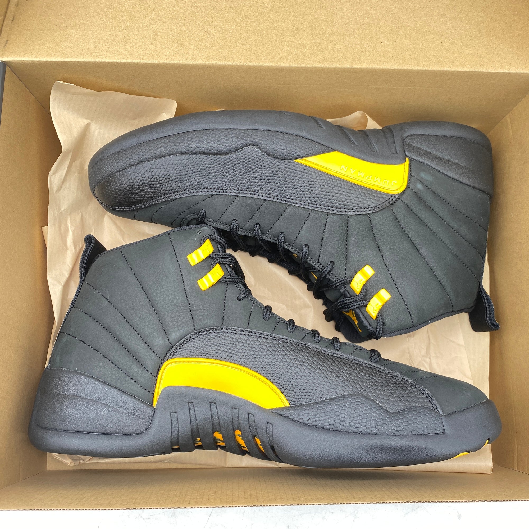 Air Jordan 12 Retro &quot;Black Taxi&quot; 2022 New Size 13