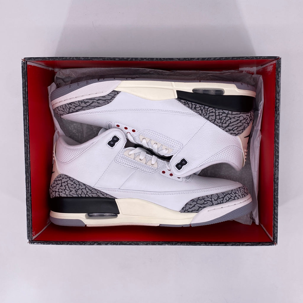 Air Jordan 3 Retro "White Cement" 2023 New Size 14