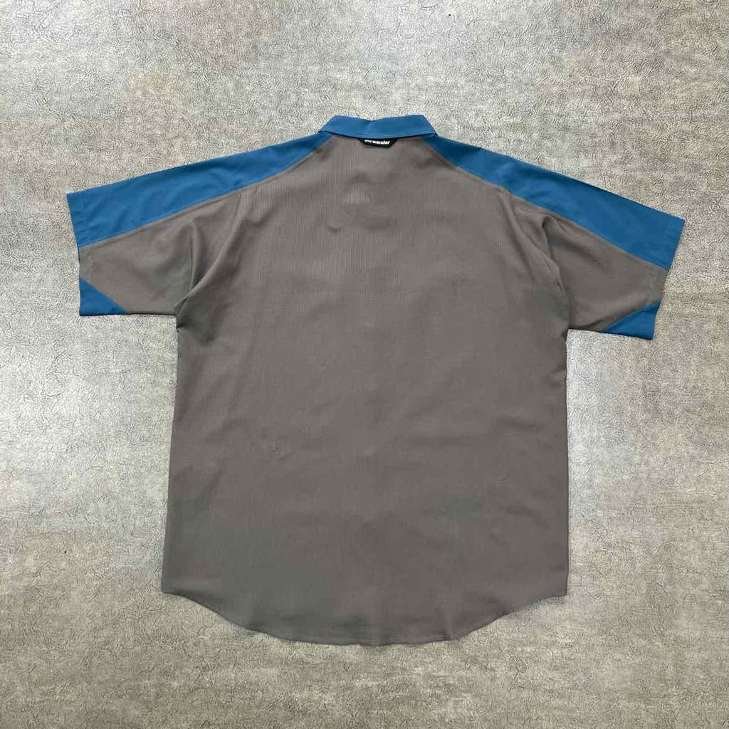 And Wander Zip Up "TECH" Blue Used Size L