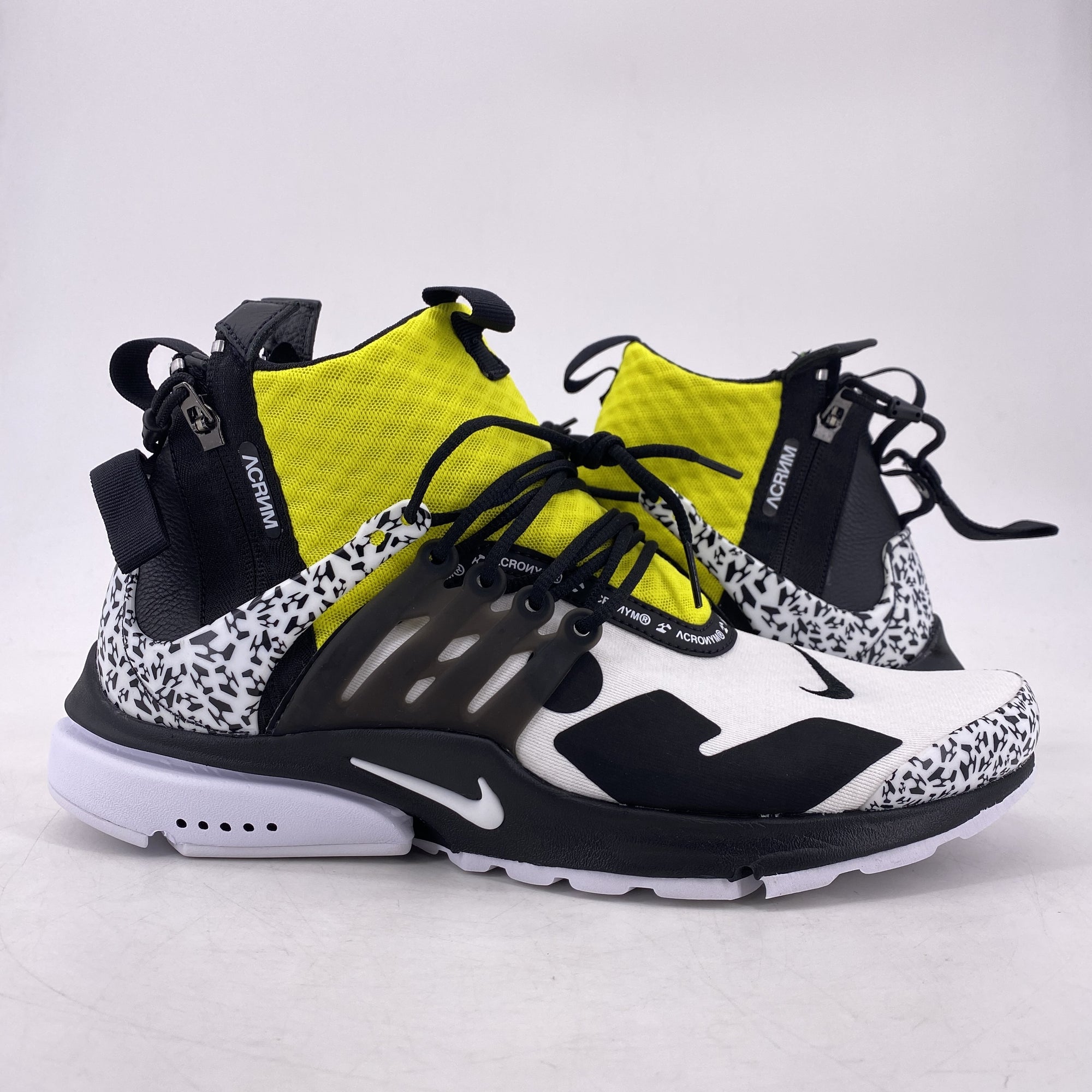 Nike Air Presto Mid &quot;Acronym Dynamic Yellow&quot; 2018 New Size 10