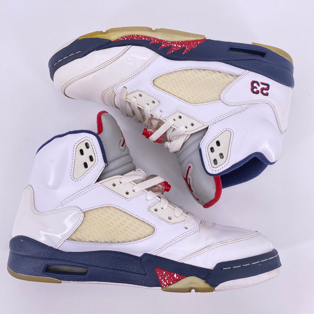 Air Jordan 5 Retro "Independence Day" 2011 Used Size 9.5