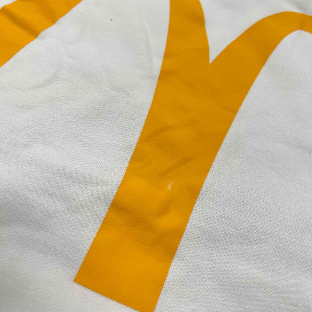 Palace Hoodie "PALACE X MCDONALDS" White New Size M