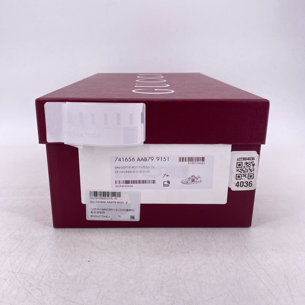 Gucci MAC80 "Off-White Black"  New Size 7.5G
