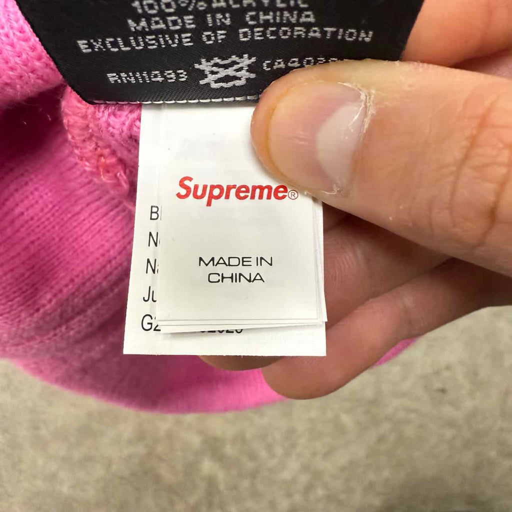 Supreme Beanie "S LOGO" 2023 Used Pink Size OS