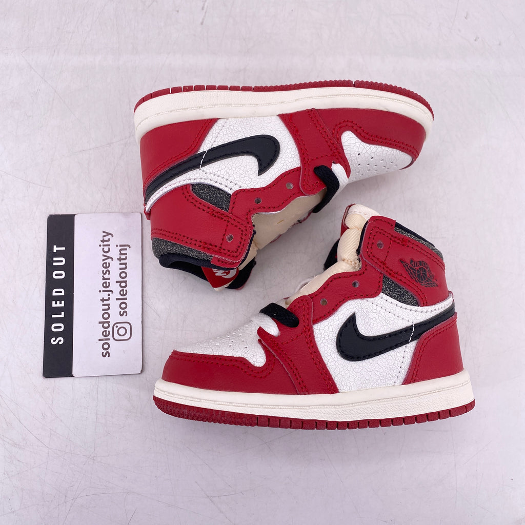 Air Jordan (TD) 1 Retro High OG "Lost And Found" 2022 New Size 6C