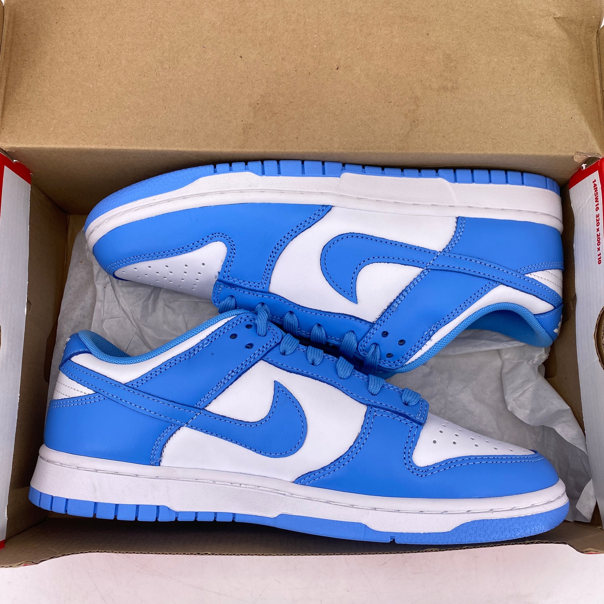 Nike Dunk Low &quot;Unc&quot; 2021 New Size 9