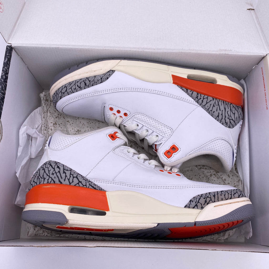 Air Jordan (W) 3 Retro "Georgia Peach" 2024 Used Size 10W