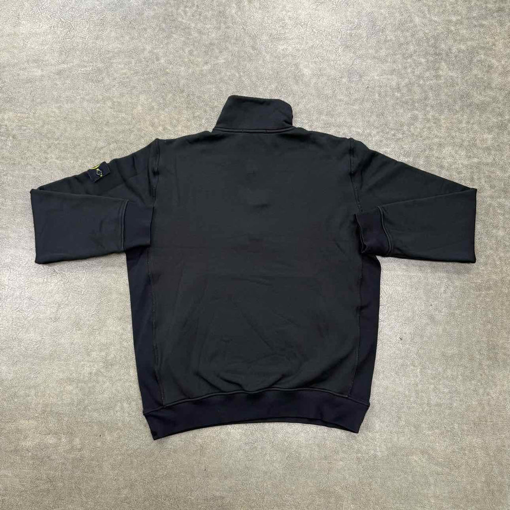 Stone Island Half Zip Pullover "PATCH" Black Used Size XL
