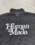 Human Made Fleece Jacket "GIRLS DONT CRY" Black Used Size L