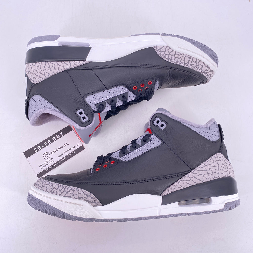 Air Jordan 3 Retro "Black Cement" 2024 Used Size 10.5