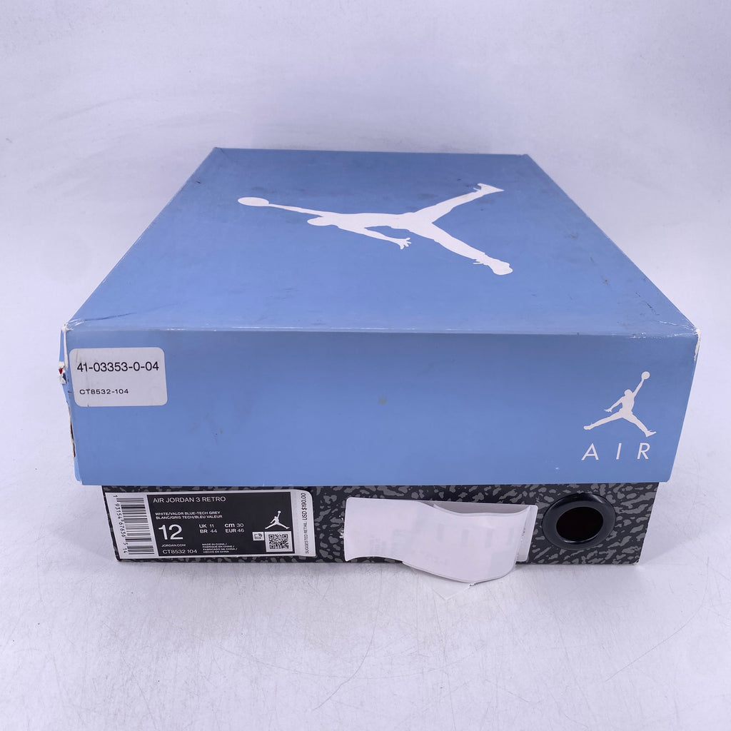 Air Jordan 3 Retro "Unc" 2020 Used Size 12