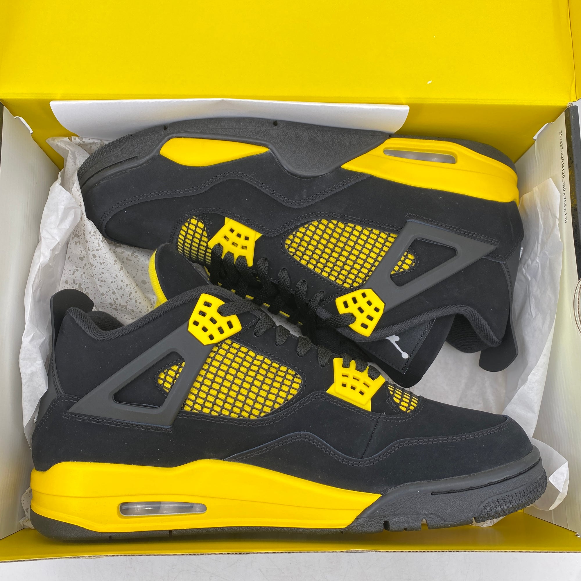 Air Jordan 4 Retro &quot;Thunder&quot; 2023 New Size 13