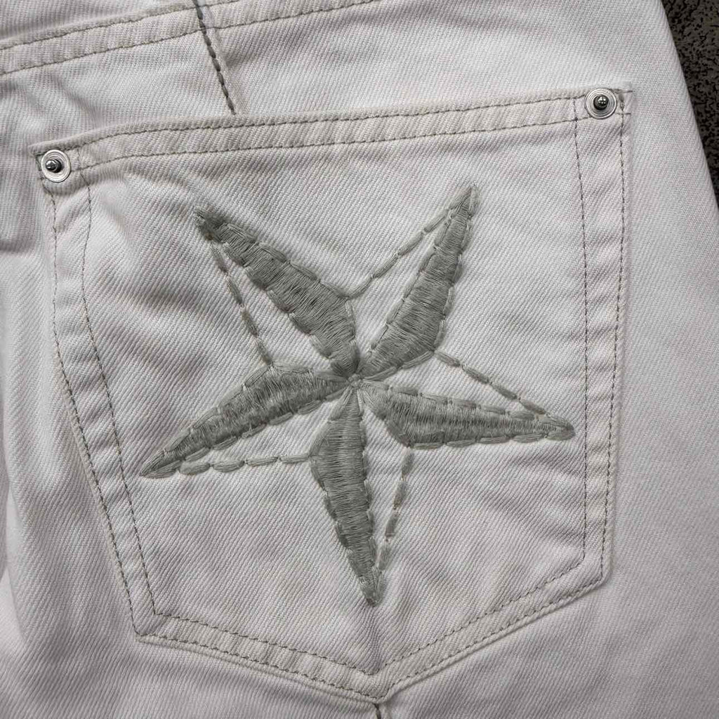 Corteiz Jeans "C-STAR" White Used Size M