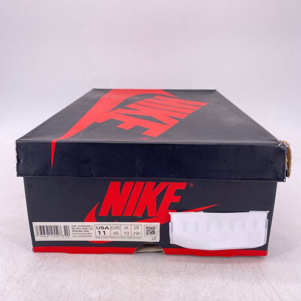 Air Jordan 1 Retro High OG "Court Purple 2.0" 2020 Used Size 11