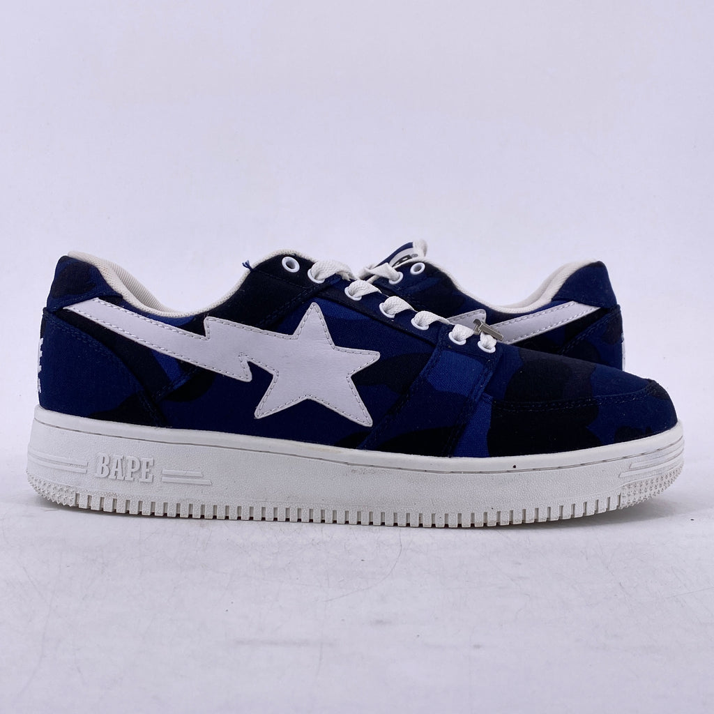 Bape Bapesta "Color Camo Navy" 2018 Used Size 12
