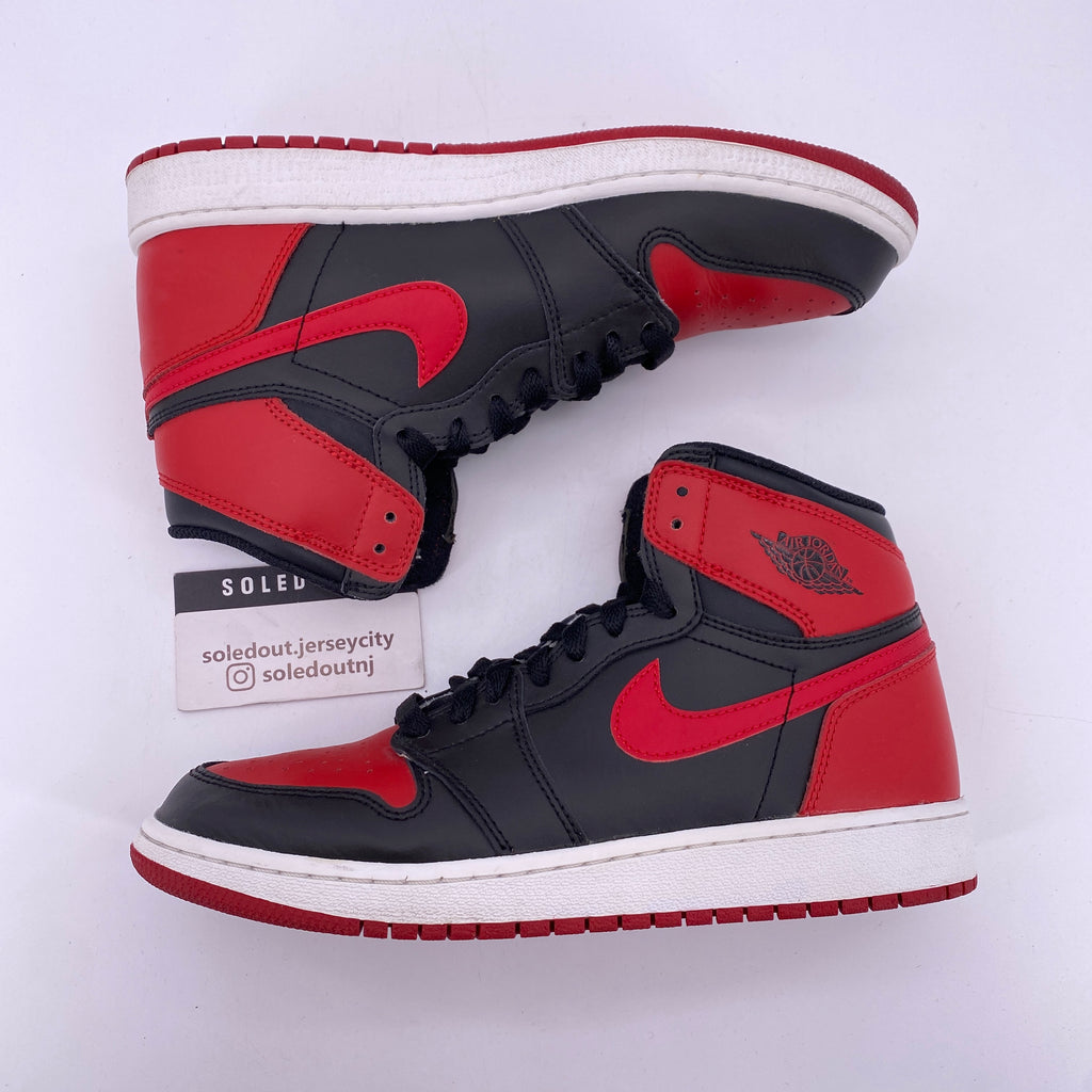 Air Jordan (GS) 1 Retro High "Bred" 2016 Used Size 7Y