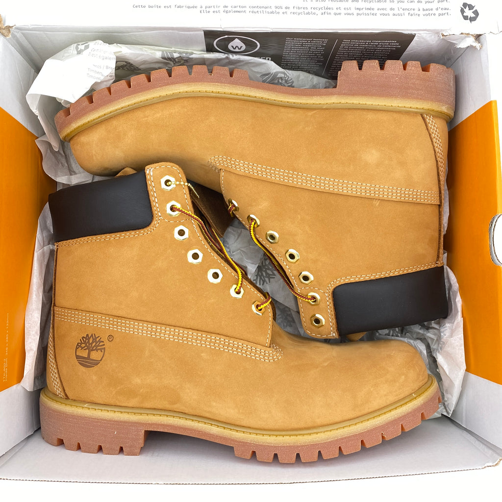 Timberland 6 Inch Boot "Wheat"  New Size 10.5